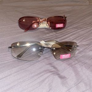 Two pairs of mudd sunglasses